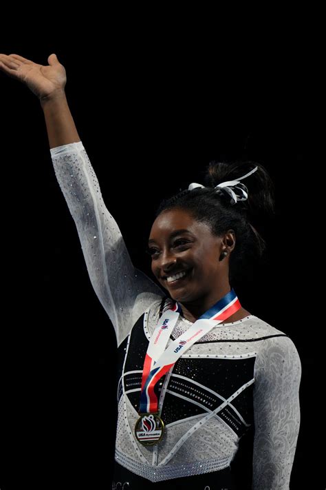 Simone Biles is trying to enjoy the moment after a two-year break. Olympic talk can wait